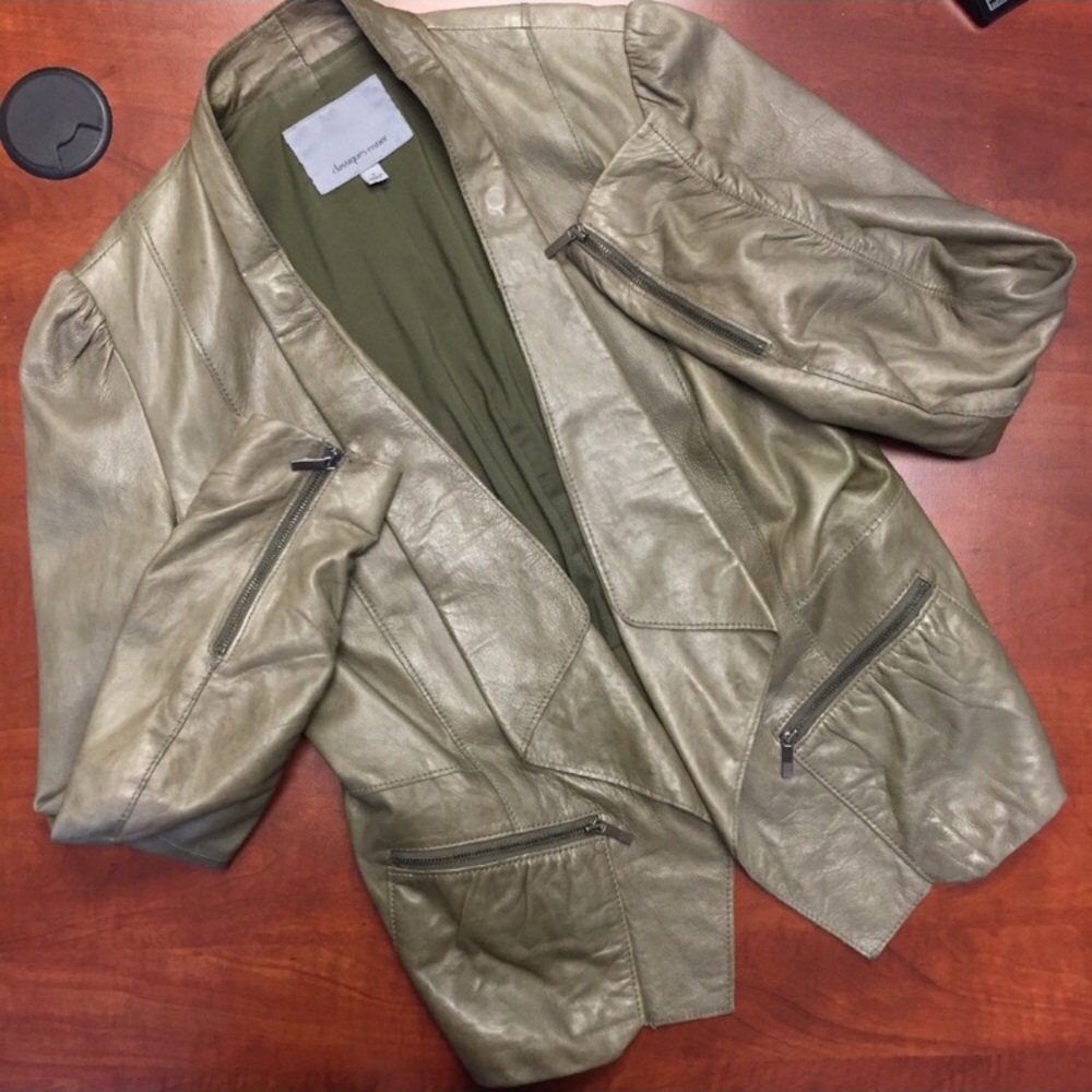 Women's Classiques Entier Leather Jacket Sz S